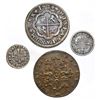 Image 2 : Lot of four Spanish milled minors: Seville, 2 reales, 1724; Seville, 1/2R, 1735 and 1750; Segovia, c