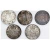 Image 2 : Lot of five Spanish colonial bust 8 reales, various mints (Mexico, Lima, Potosi and Guatemala), Char