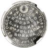 Image 2 : Puno, Peru, small white-metal medal, 1901, War of the Pacific monument, NGC MS 64.