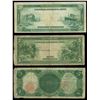 Image 2 : Lot of three USA notes: Federal Reserve Note, $20, series of 1914, serial G31563300A, Burke-Houston;