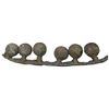 Image 1 : Rack of six lead musketball halves still attached to mold, ex-Joanna (1682).