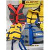 Image 2 : 8 Items - Life Jackets (Good Condition)- Adult & Children's Sizes