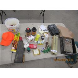 20 Items - 2  Trail Cameras (1 New), Black Powder Accessories & Supply , Gun Cleaning & More