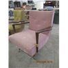 Image 2 : 2 Retro Upholstered Swivel Rocker LR Chairs Vintage