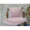 Image 4 : 2 Retro Upholstered Swivel Rocker LR Chairs Vintage