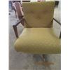 Image 6 : 2 Retro Upholstered Swivel Rocker LR Chairs Vintage