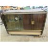 Image 1 : Lowe Opta Cabinet Radio/Record Player w Lighted Bar Area- Vintage