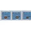Image 1 : 3 CCCS CERTIFIED COINS, 1968-S 1 CENT, 5 CENTS & 10 CENTS