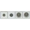 Image 2 : 4 USA COINS, 1988 10¢, 1976-S 25¢,  2 X 1971-D 50¢ PIECES