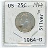 Image 1 : 1964-D US 25 CENT COIN