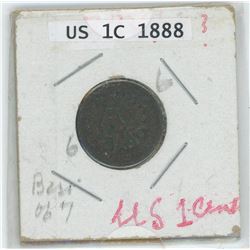 1888 US ONE CENT COIN