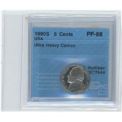 1980 USA 5 CENTS COIN