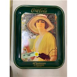 COKE METAL TRAY 1980