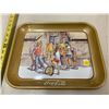 Image 1 : COKE METAL TRAY 1995 5 CHILDREN OUTSIDE