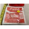 Image 3 : COCA-COLA NAPKINS W/ SALT, PEPPER, AND NAPKIN HOLDER