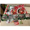 Image 1 : 3X COCA-COLA GIFT BAGS / 5X COCA-COLA TRUCK COASTERS/ 4X COCA-COLA FRIDGE MAGNETS