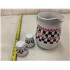 Image 3 : COCA-COLA PITCHER W/ MATCHING SALT AND PEPPER