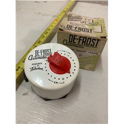 NIB N.O.S. DE-FROST AUTOMATIC FRIDGE DEFROSTER UNIT, U.S.A (EST. 1950)