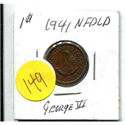 NFDLD ONE CENT - 1941