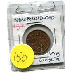 NFDLD ONE CENT - 1941