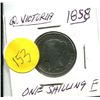 Image 1 : 1858 QUEEN VICTORIA ONE SHILLING