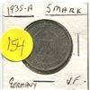 Image 1 : 1935 - GERMANY 5 MARK COIN