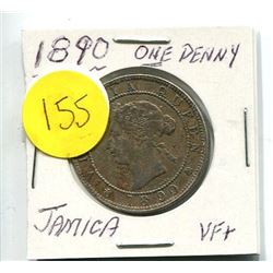 1890 - JAMAICA ONE PENNY