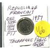 Image 1 : 1937 FRANCE TELEPHONE TOKEN
