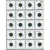 Image 1 : SHEET OF 20 DIFFERENT CANADIAN NICKELS (1945-1962)
