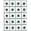 Image 2 : SHEET OF 20 DIFFERENT CANADIAN NICKELS (1945-1962)