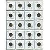 Image 1 : SHEET OF 20 DIFFERENT CANADIAN NICKELS (1963-1982)
