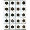 Image 1 : SHEET OF 20 CANADIAN ONE CENT COINS - 1885-1920