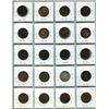 Image 2 : SHEET OF 20 CANADIAN ONE CENT COINS - 1885-1920