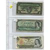 Image 1 : 1937, 1984, 1973 BANK OF CANADA ONE DOLLAR BILLS