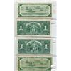 Image 2 : 1954 (X2) AND 1937 (X2) BANK OF CANADA ONE DOLLAR BILLS - ASTERISK IN FRONT OF THE SERIAL NUMBER