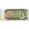 Image 1 : 1969 BANK OF CANADA 20 DOLLAR BILL