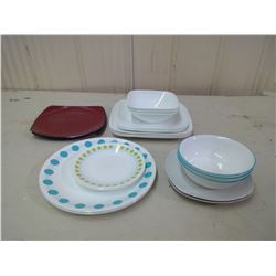 15 PLATES AND 6 BOWLS