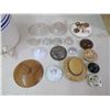 Image 5 : 17 MISC. LIDS (NO MATCHING CONTAINERS) AND ONE LARGE JUG