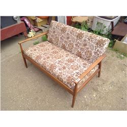 COUCH WITH WOODEN FRAME