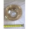 Image 2 : 2X FLORA GOLD - DEPRESSION GLASS BOWLS 8" - NO CHIPS OR CRACKS