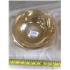Image 3 : 2X FLORA GOLD - DEPRESSION GLASS BOWLS 8" - NO CHIPS OR CRACKS