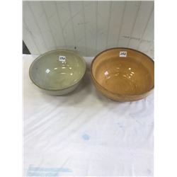 2X MIXING BOWLS - 10" AND 9"