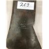 Image 2 : 2 VINTAGE AXE HEADS - ONE MARKED 3 3/4 SWEDEN