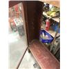 Image 3 : PRIMITIVE CHINA CABINET - NEEDS RESTORATION - 60H X 43W X 14D - GLASS DOOR