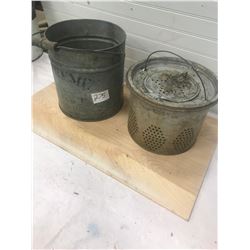 MINNOW BUCKET - OLD ORIGINAL