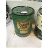 Image 3 : 2X 5 GALLON OIL PAILS - B/A AND QUAKER STATE
