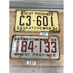 2 LICENSE - 1951 AND 1958 SASK.