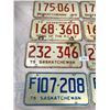 Image 2 : 4X MATCHED SETS SASK. LICENSE PLATES (1971,73,75,76)