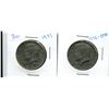 Image 1 : LOT OF 2 KENNEDY HALF DOLLARS 1971 AND 1776-1976