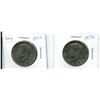 Image 2 : LOT OF 2 KENNEDY HALF DOLLARS 1971 AND 1972